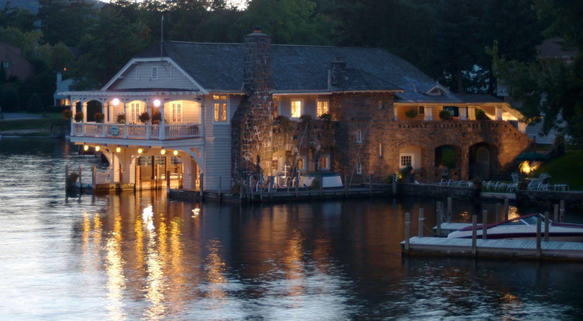Lake George Boathouse Waterfront Lodging Bolton Landing Kültér fotó